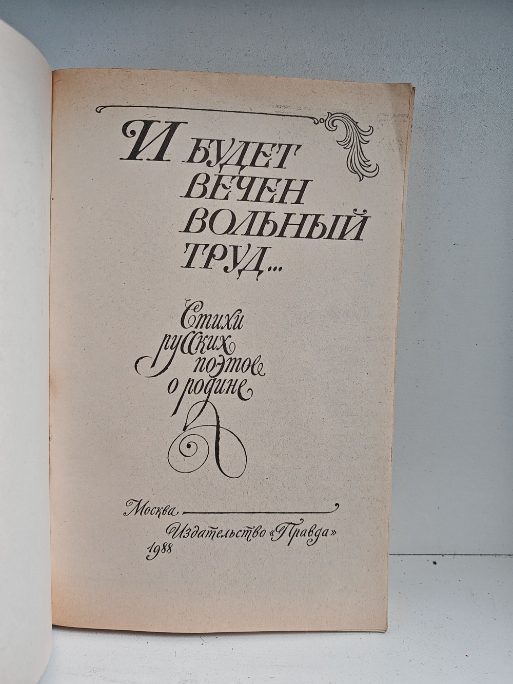 И будет вечен вольный труд... Стихи русских поэтов о родине