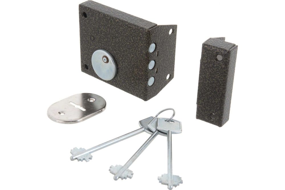 Замок накладной ЗН 4-1 (бронза)(ЗЕНИТ)(20) (03000055)