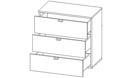 Комод малый Омега