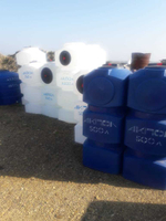 Ёмкость пластиковая пищевая АКПОЛ 750 л. фигурная вертикальная (75x75x168см;35кг;белый) - арт.555012.14