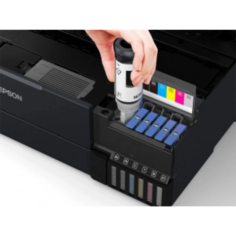 МФУ струйный Epson L8180 (C11CJ21403/402/504/502) A3 Net WiFi черный
