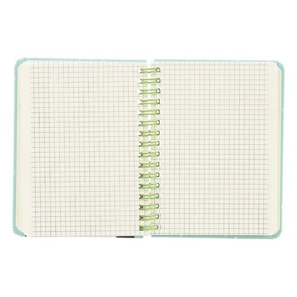 Блокнот детский Basir на резинке, формат А5, серия "Зимняя мята", переплет 7БЦ, 20.7*14 см, 60 листов, ассорти