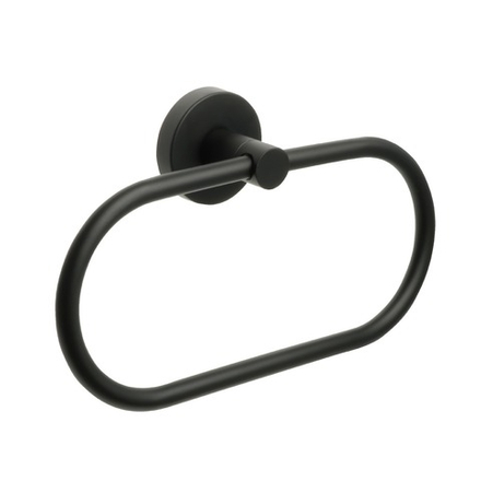 Полотенцедержатель кольцо FIXSEN "COMFORT BLACK" черный FX-86011