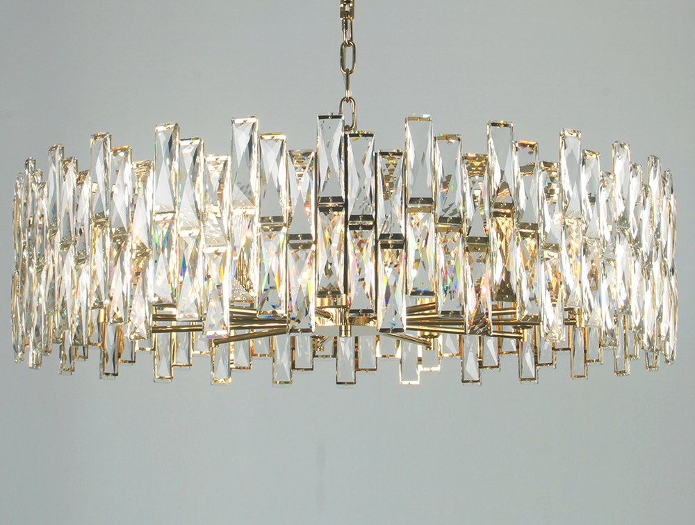 Подвесная люстра Newport ELIZABETH 10123+9/C gold, М0068965