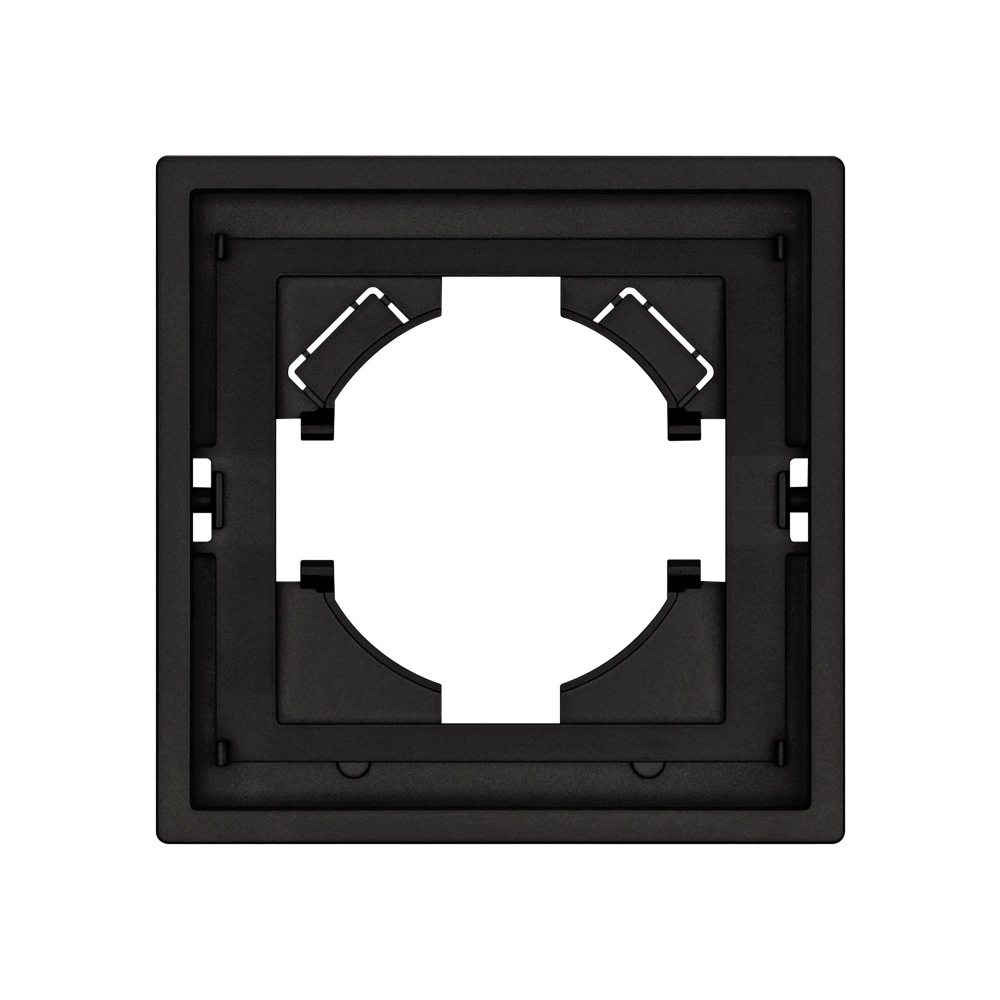 Рамка пластиковая FRM-TENDO-SFPL-1-BK (Arlight, -) 054642