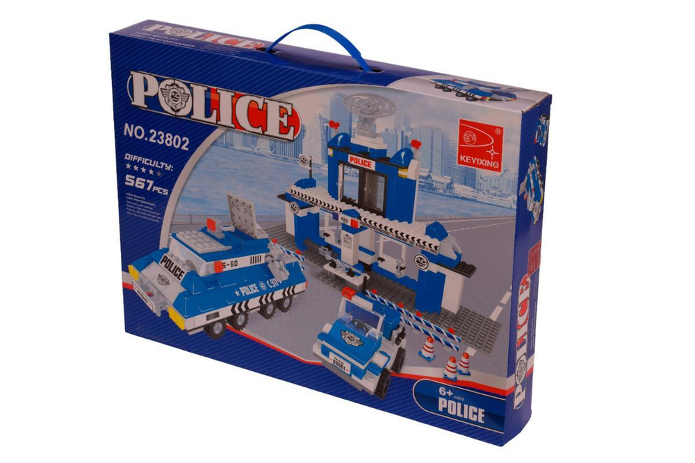 Констр. блочный Аусини Полиция, 567эл. коробка 23802