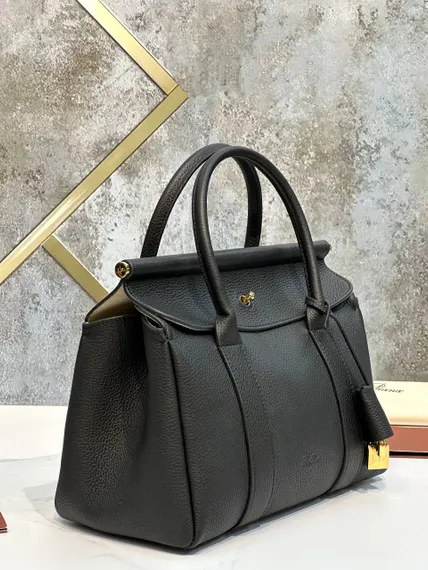 Сумка Loro Piana Loom L25 из зернистой кожи