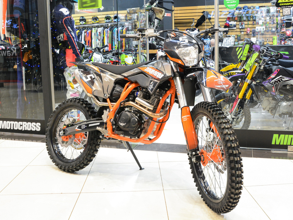 Мотоцикл кроссовый Zuumav FX K5 LITE 250CC Orange 21/18