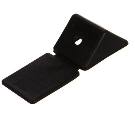 4-308256-7 ЗУБР Мебельный уголок с шурупом цвет ЧЕРНЫЙ 4.0х15мм 4шт