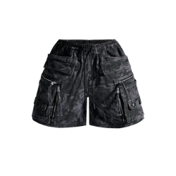 MULTIP cargo cumouflage shorts grey