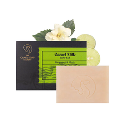 Camel Soap Factory — Camel Milk Soap Bar: Bergamot & Musk 140g / Мыло с верблюжьим молоком: Бергамот и мускус, 140г