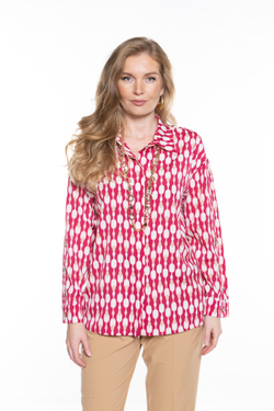 КРЕПДЕШИНОВАЯ РУБАШКА