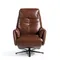 Кресло-реклайнер Angel Cerda 5056, коричневая кожа