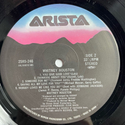 Винтажная виниловая пластинка LP Whitney Houston Hold Me (Japan 1985) (No Obi)