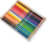 Карандаши акварельные ГАММА "Лицей", 36 цветов, заточенные, шестигранные, кисть, картонная упаковка, 221118_05