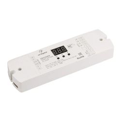 Декодер SMART-K20-DMX (12-48V, 4x700mA) (Arlight, IP20 Пластик, 5 лет) 023828