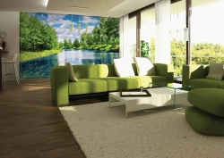 Фотообои Vostorg № 212 Лесное озеро 294х201см