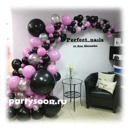 Гирлянда органик с большими шарами