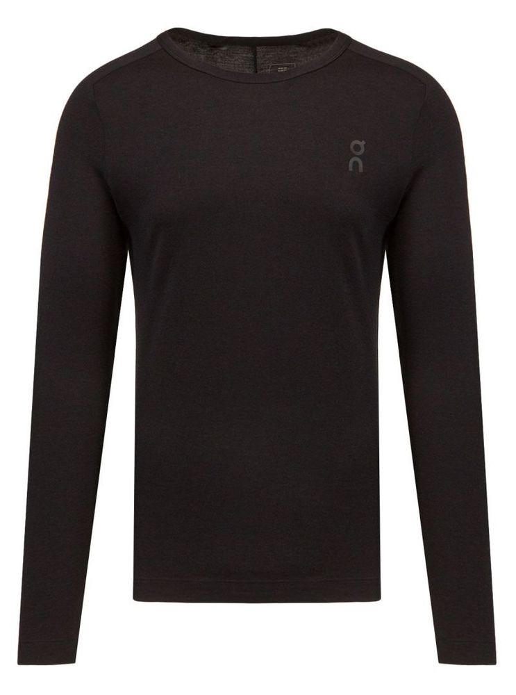 Мужская теннисная футболка теннисная ON The Roger Merino Long-T - black