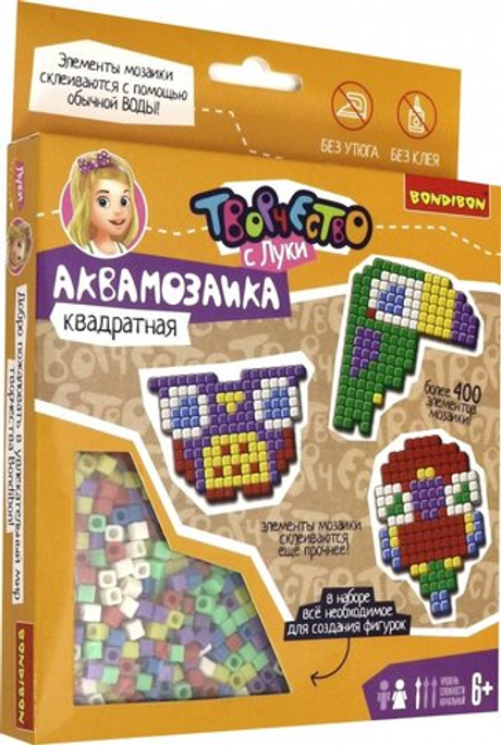 Аквамозаика квадратная птички