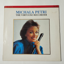Винтажная виниловая пластинка LP Michala Petri Михала Петри The Virtuoso Recorder (Germany 1988)