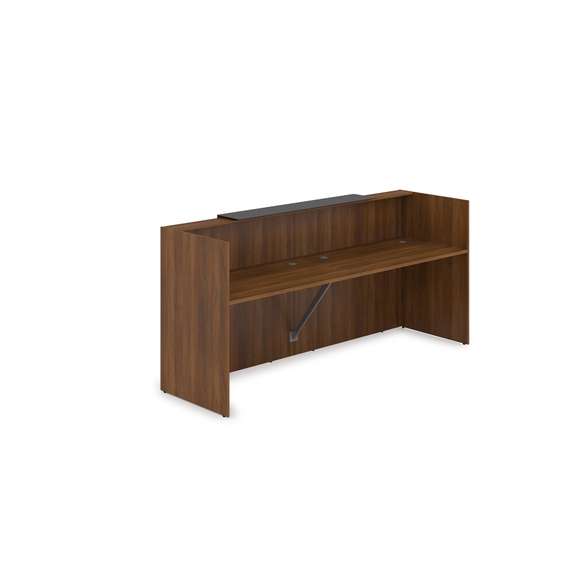 1КР-КЛ.001.1 Комплект Ресепшн с фартуком HPL (2432*750*1149) (с подсветкой)