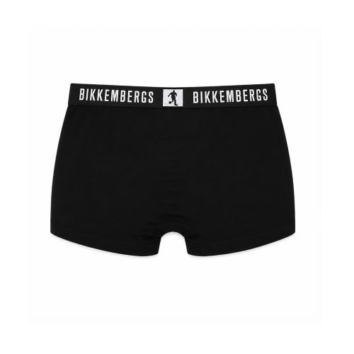 Набор мужских трусов боксеров 2в1 (черные, белые) Bikkembergs BKK42UTR17BI