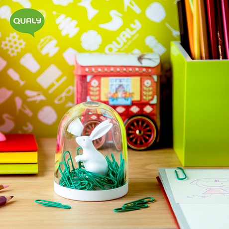 Держатель для скрепок Qualy Bunny in the field