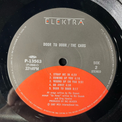 Винтажная виниловая пластинка LP The Cars Door To Door (Japan 1987) (Obi) Everything You Say