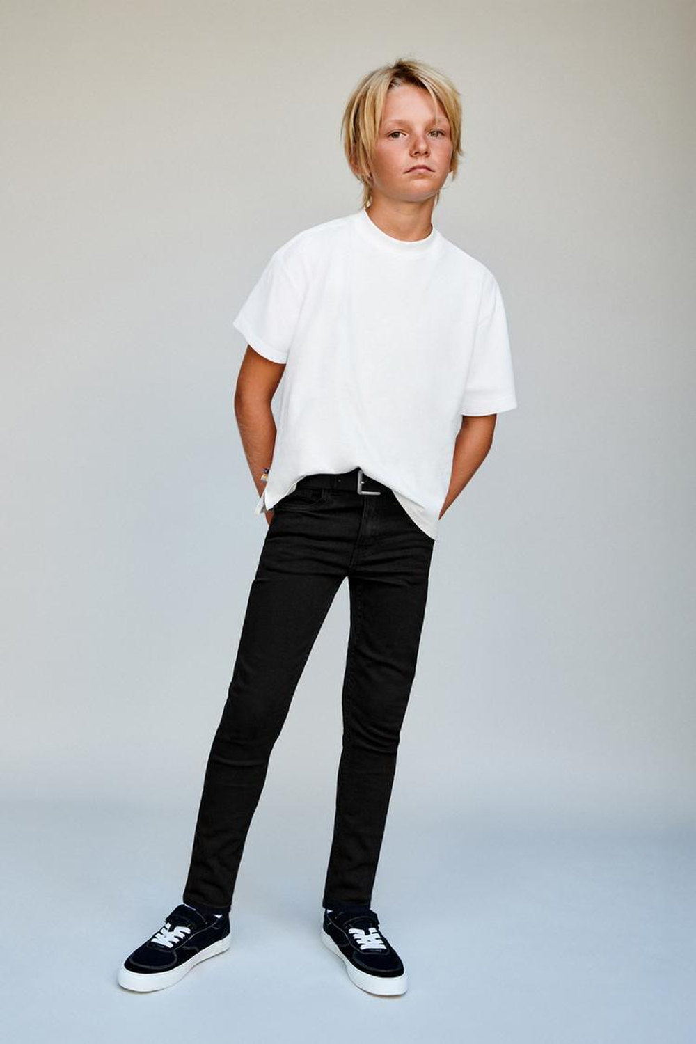 ZARA ДЖИНСЫ SKINNY FIT, ЧЕРНЫЙ