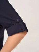 Платье-рубашка с карманами