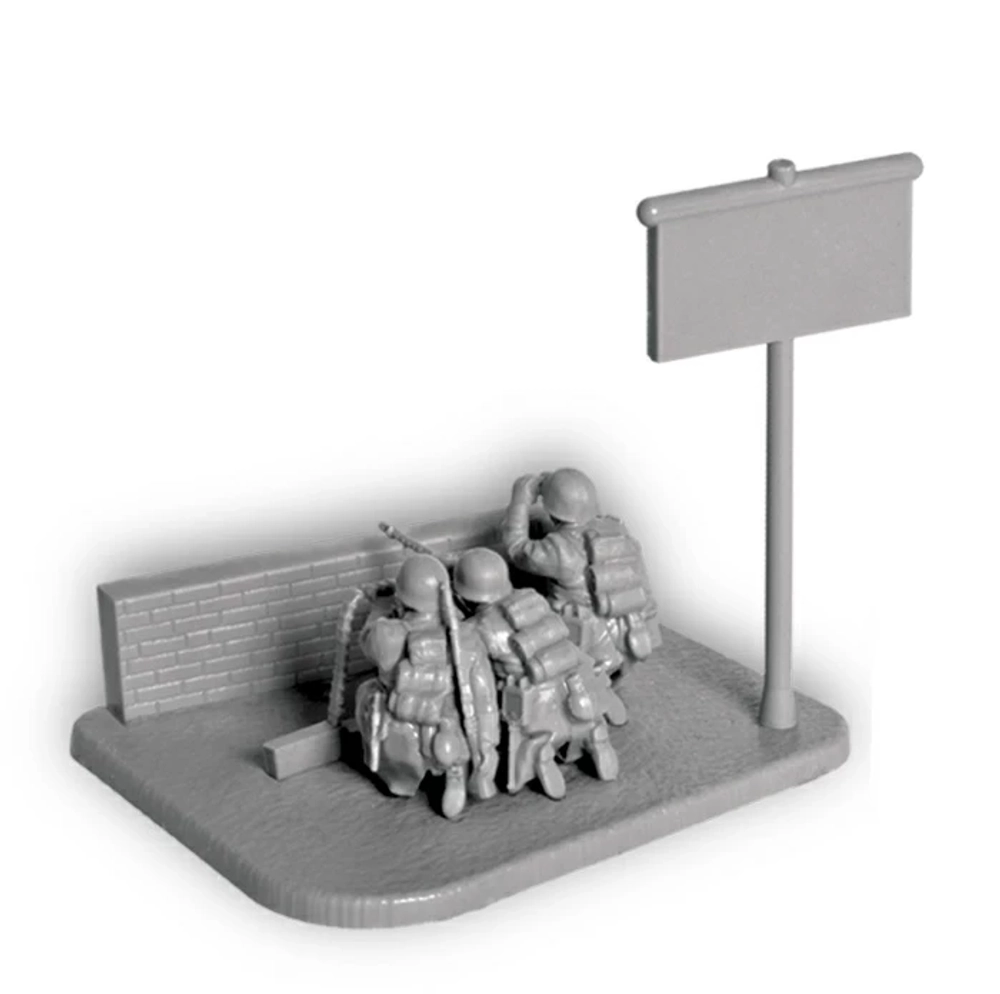 Немецкий пулемёт MG-34 с расчётом 1941-1945 (зима)