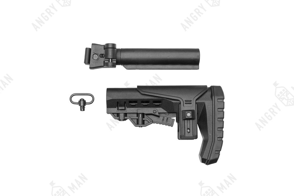 Приклад без рукоятки для боевых складных версий АК (74м, -12, -15, "сотая" серия и тд), на базе Atom CP, K.Arma