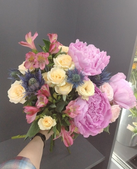 Микс с пионами на 10.07