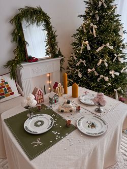 Набор из четырех тарелок Nordic winter из коллекции New Year Essential, Ø23 см