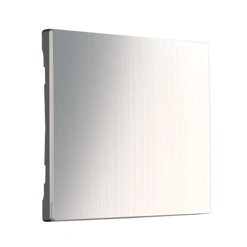 Клавиша для выключателя перекрестного (никель рифленый глянцевый) W1119002