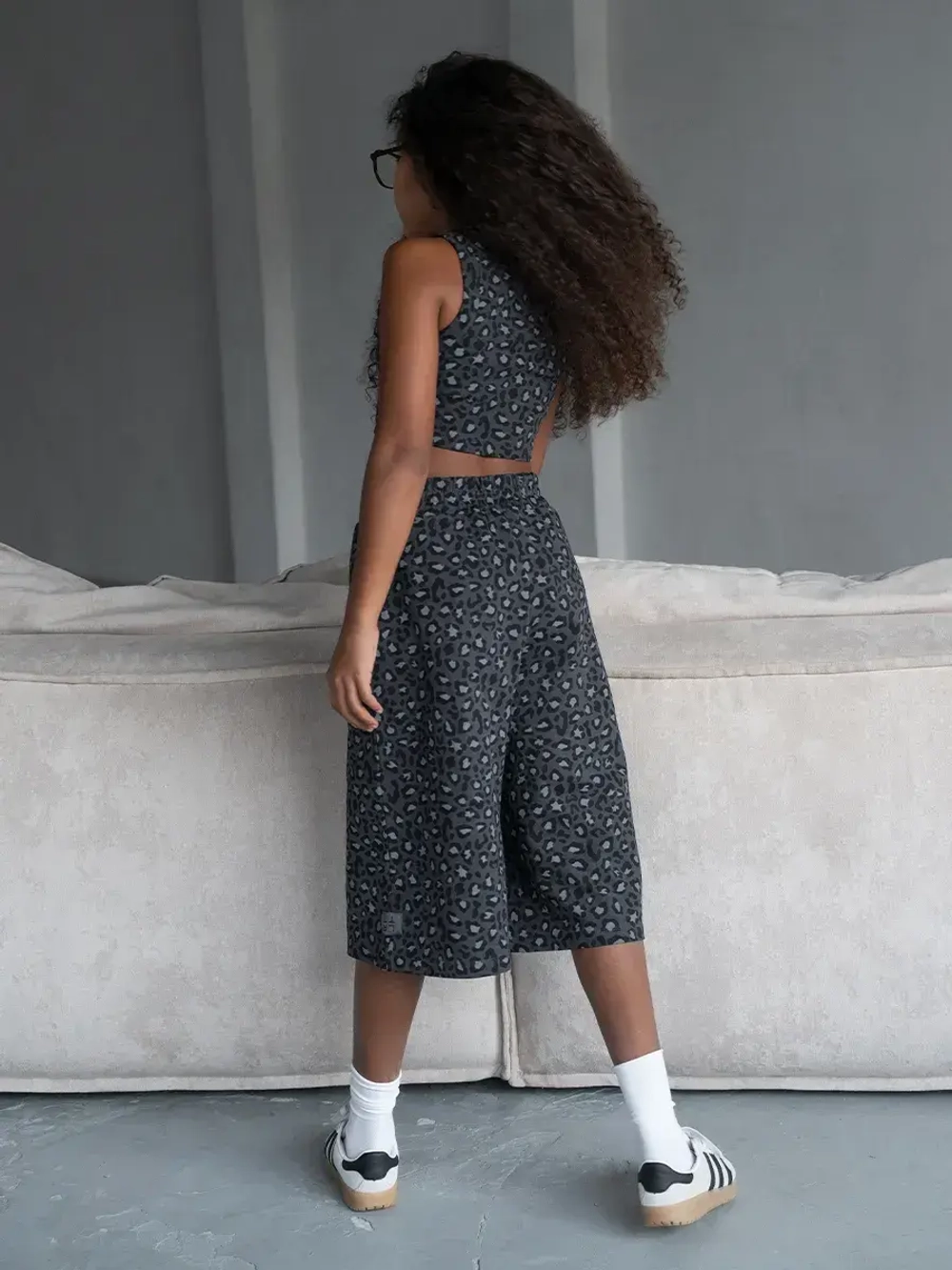 Костюм для девочки в сад топ и шорты