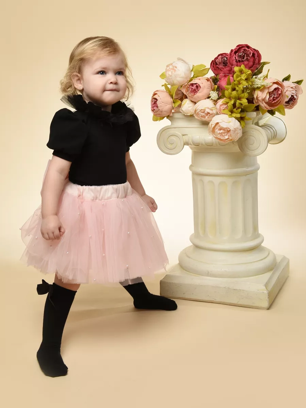 Боди с декоративным воротничком