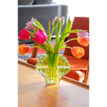 Ваза для цветов seashell, 18,5 см, зеленая