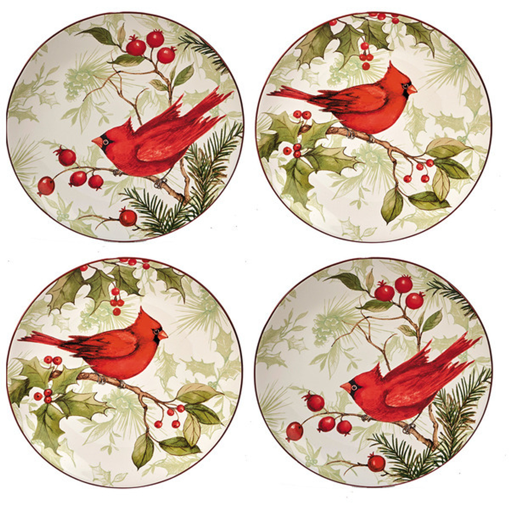 Тарелка десертная Certified Int. Зимние заметки 23см