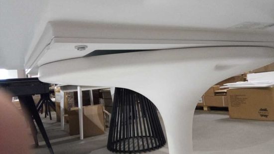 Стол AVOLA 180 MATT WHITE MARBLE SOLID CERAMIC / WHITE