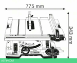 Дисковая (циркулярная) пила Bosch GTS 10 XC Professional (0601B30400)