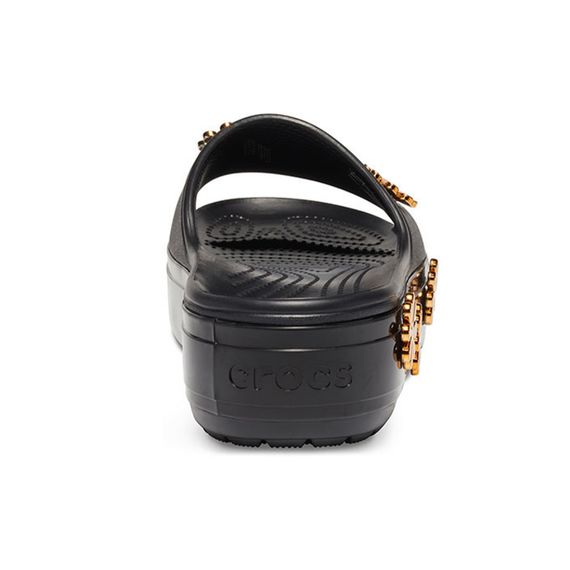 Crocs Cb Platform Metallicblooms Sld 'Black'