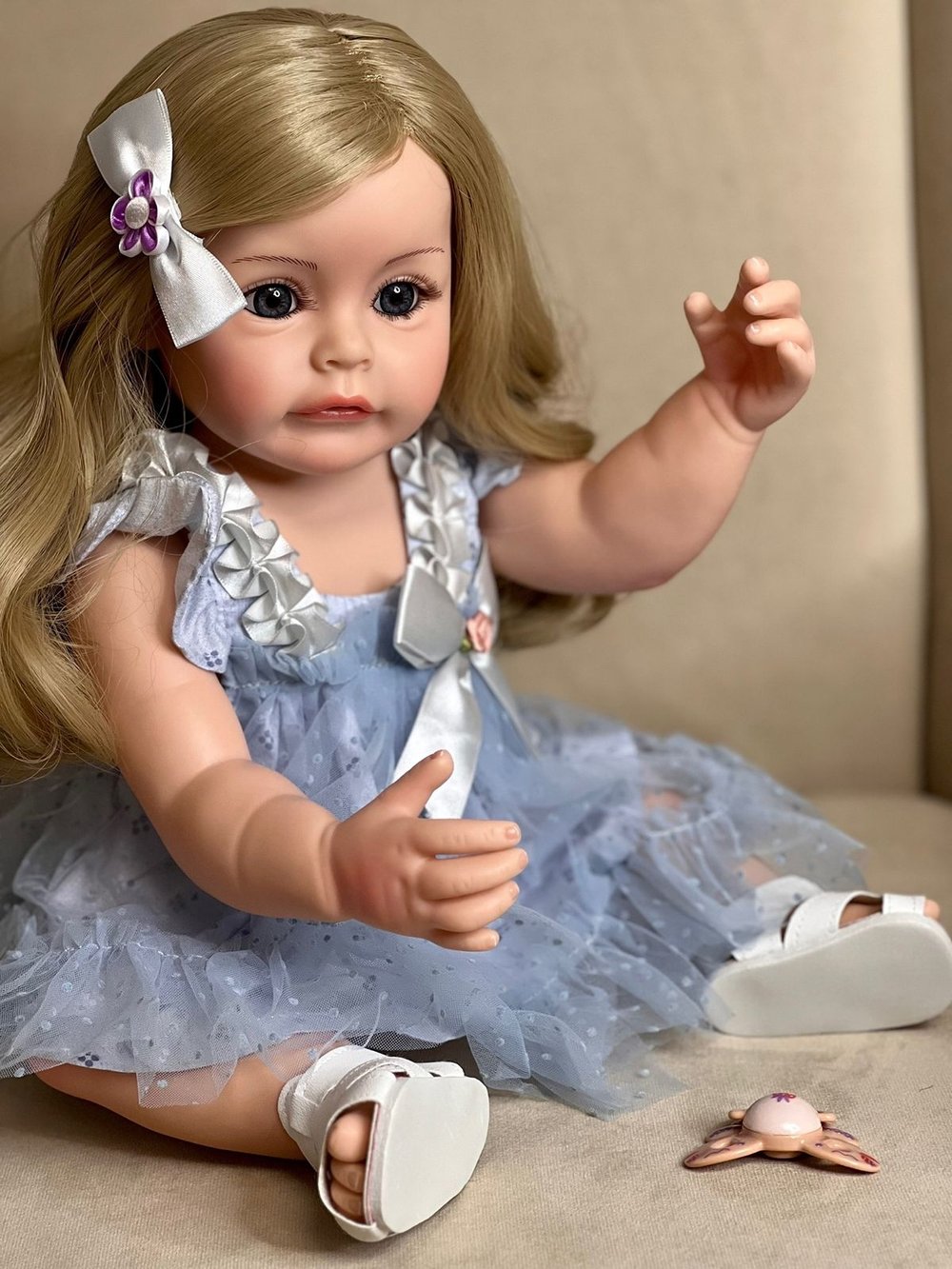 Кукла Реборн виниловая 55см в пакете (FA-028)