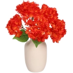 Искусственные цветы «Гортензия» 48см 5 цветков красные