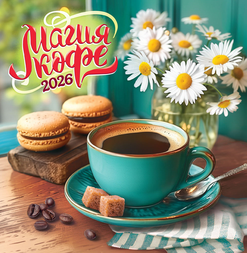 Календарь на скрепке (ПК) Магия кофе