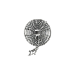 "Лесото" кольцо в серебряном покрытии из коллекции "Африка" от Jenavi