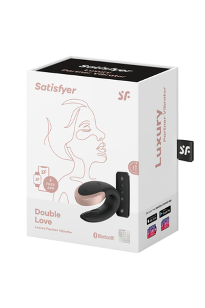 Satisfyer Double Love Connect App - Стимулятор для пар с пультом ДУ