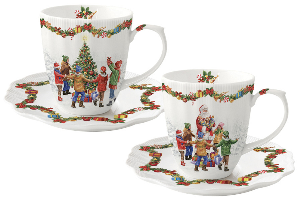 Кофейный набор 110мл на 2 персоны Easy Life Хоровод