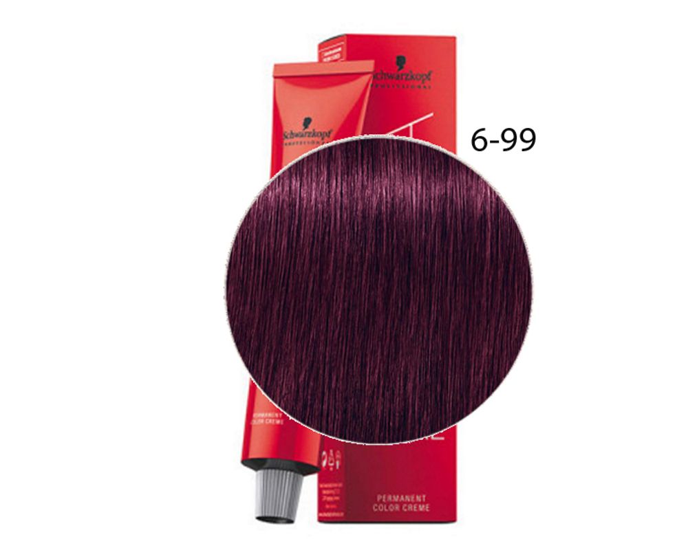 Schwarzkopf Professional краска для волос Игора Royal цвет 6-99 Темный русый фиолетовый экстра 60мл